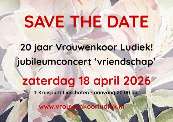 Ludiek - concert Vriendschap 2026